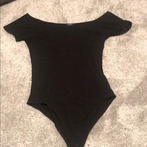 Off the shoulder body suit